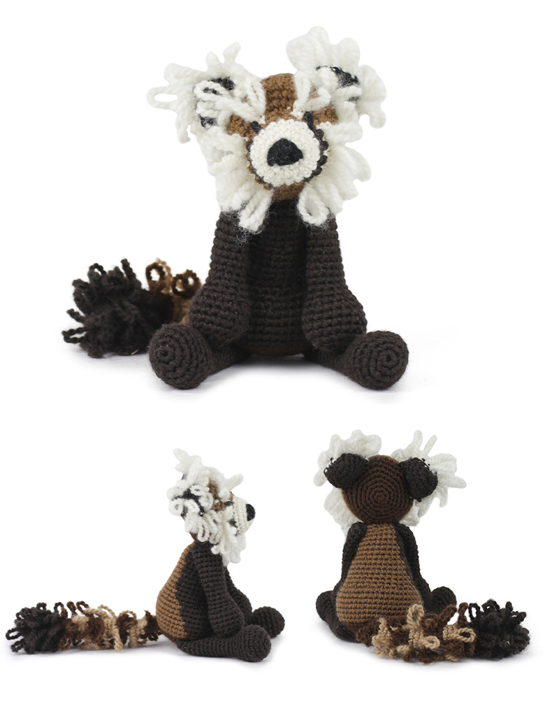 toft ed's animal red panda amigurumi crochet